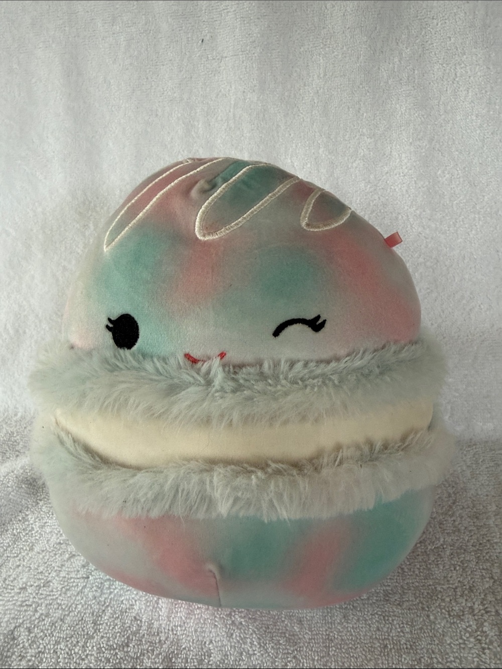 Squishmallows Pastel Tie-Dye “Lizma the Macaroon “.
